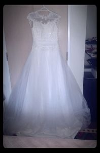 Vintage Short Sleeve Marmeid Wedding Grown